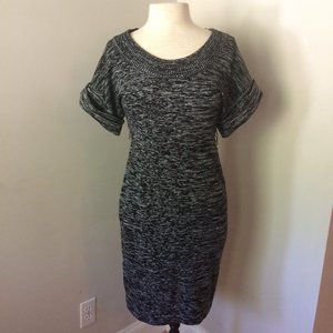 Calvin Klein Knit Sweater Short Sleeve Dress XS